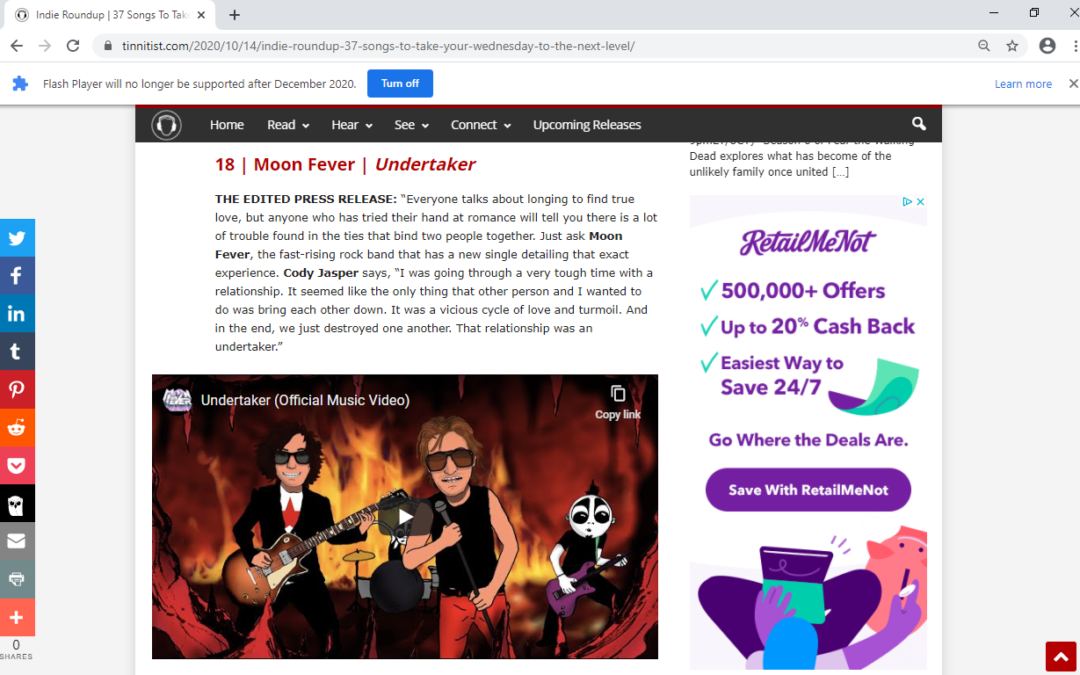 Tinnitist Blog – Undertaker featured!